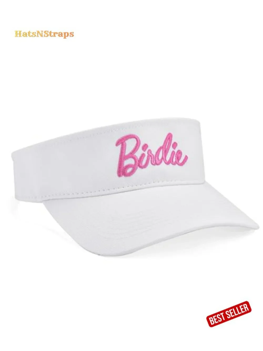 100% Cotton Adjustable Golf Visor with Sweatband